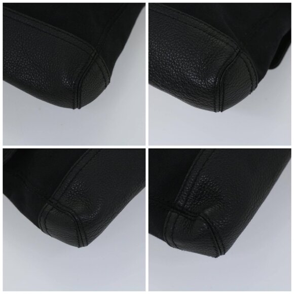 BALENCIAGA Clutch Bag Canvas Black Auth bs9026 - Picture 15 of 15